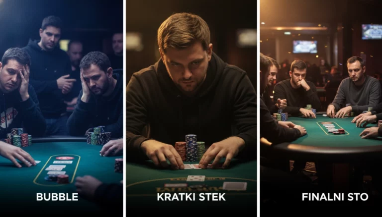 Turnirska Strategija: Bubble, Kratki Stek i Finalni Sto — Tri Faze, Iste Greške